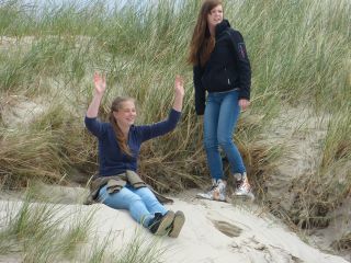 Alex und Anneke auf der D�ne
