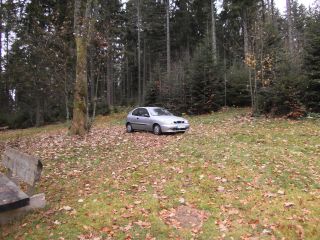 Mein Auto vor der H�tte