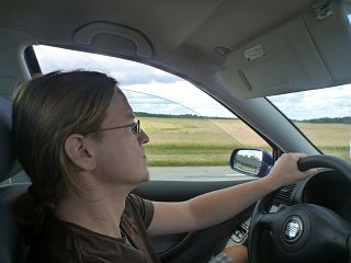 Bj�rn am Steuer