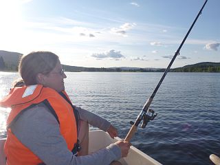 Bj�rn mit der Angel