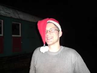 Ich mit Weihnachtsm�tze