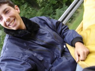 Jan bei der R�ckfahrt